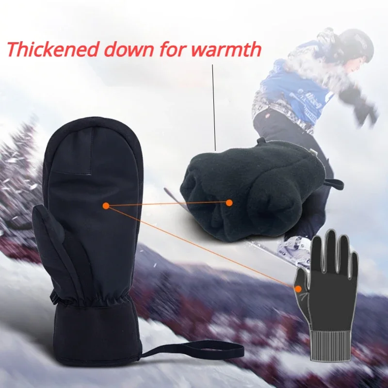 Touch Screen Gloves - Luvas de Esqui de Inverno Impermeáveis