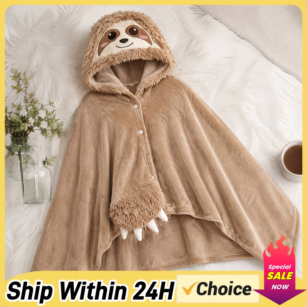 Shawl Wrap Winter - Manta de Moletom Oversized de Halloween