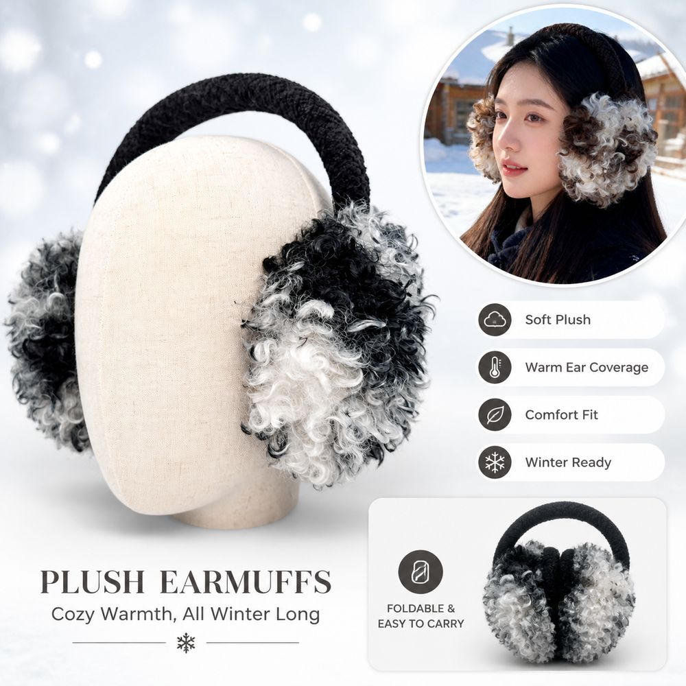 Earmuffs Foldable - Novos Protetores de Orelha Dobráveis, Faixa