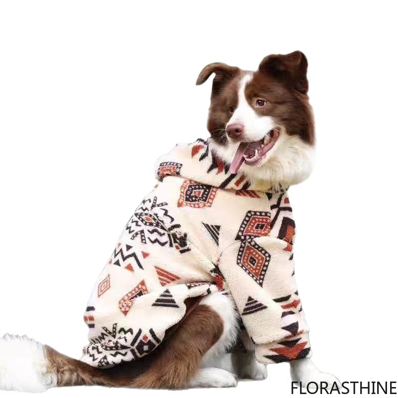 Sherpa Hoodie Fleece - Casaco com Capuz para Cães, Quente