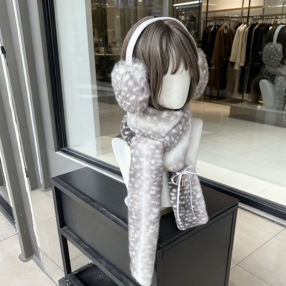 Cachecol com Estampa de Veado  - Earmuffs Foldable avaliação e preço
