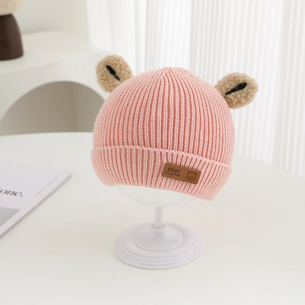 Chapéu infantil 46-50cm 6M-3Y, - Knit Beanie Hat Warm avaliação e preço