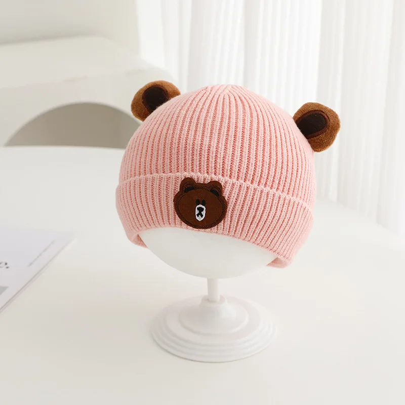 Gorro de inverno para bebês, 4 - Knit Beanie Hat Warm avaliação e preço