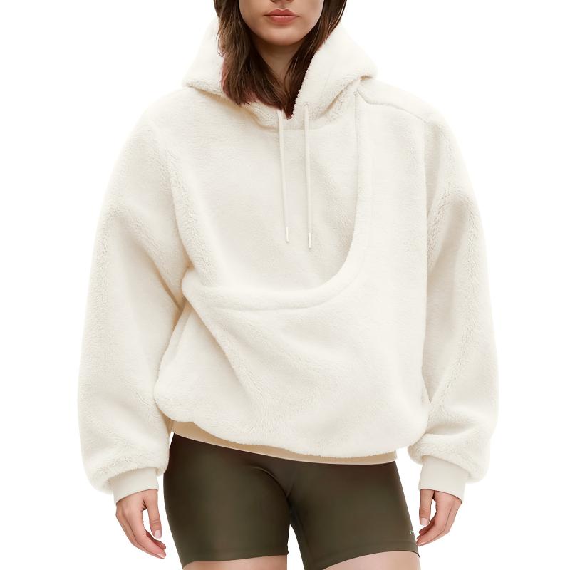 Moletom com capuz de lã Sherpa - Sherpa Hoodie Fleece avaliação e preço
