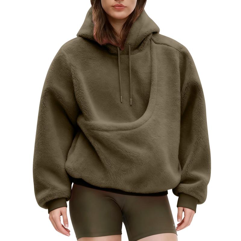 Moletom com capuz de lã Sherpa - Sherpa Hoodie Fleece avaliação e preço