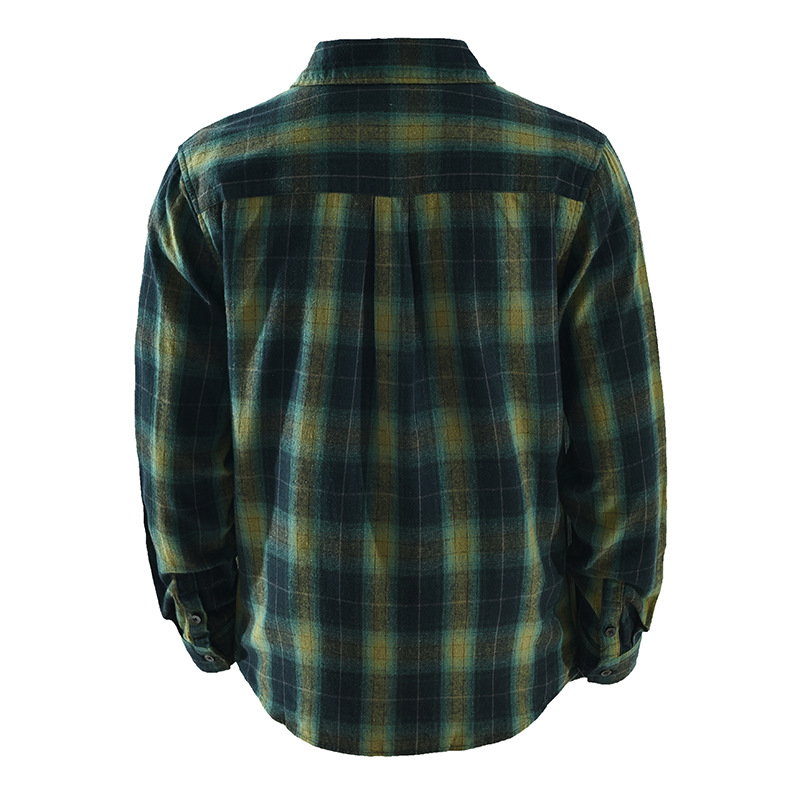 Camisa xadrez masculina 100% a - Flannel Shirt Lined avaliação e preço