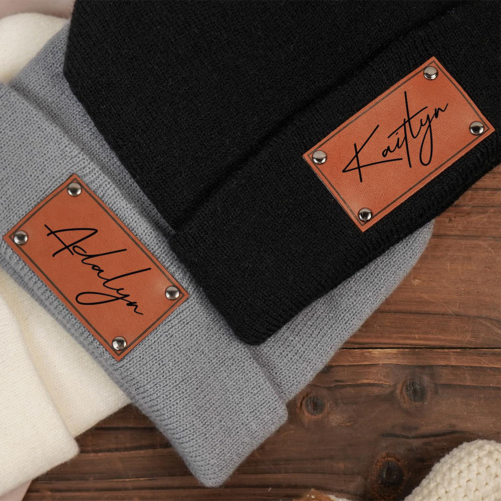 Gorro de malha com etiqueta de - Knit Beanie Hat Warm avaliação e preço