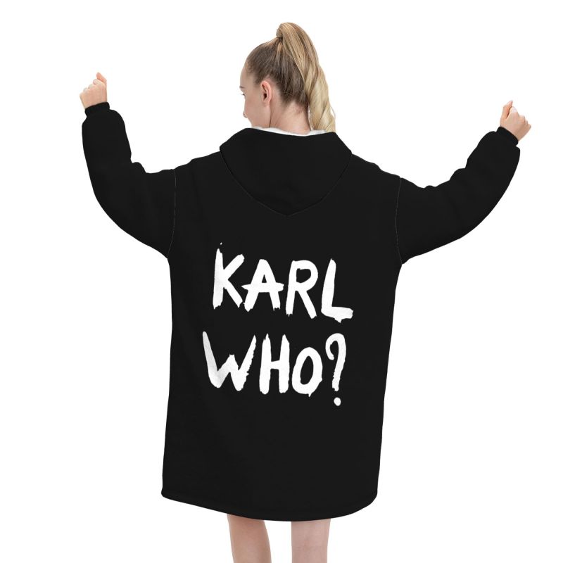 Manta com Capuz Karl Who Sloga - Sherpa Hoodie Fleece avaliação e preço